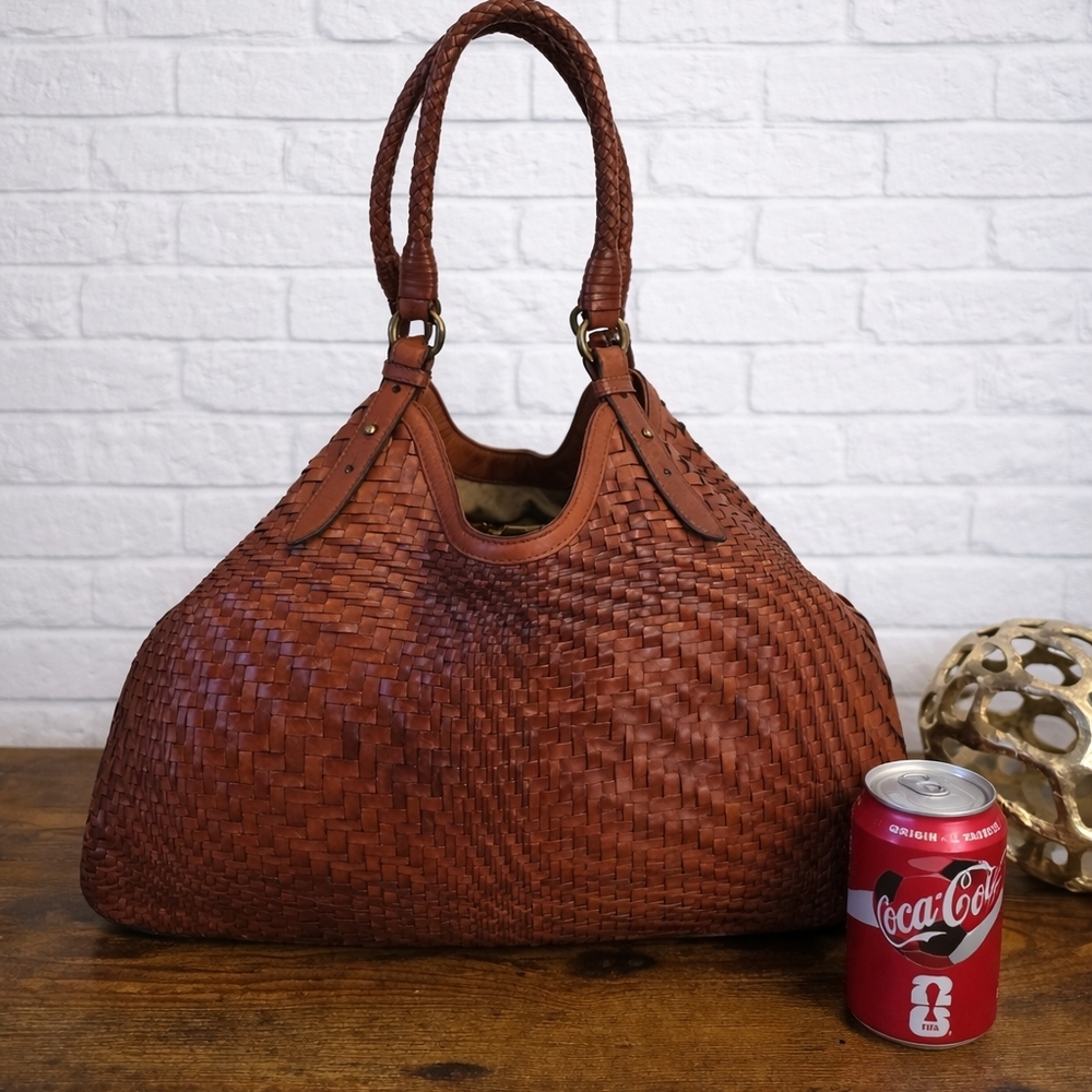 Cole haan Genevieve woven bag XL